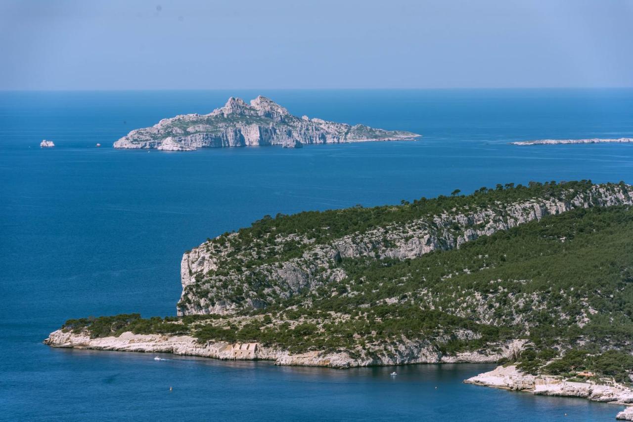 Superbe T2 Dans Villa Entre Calanques Et Colline Marsella Exterior foto
