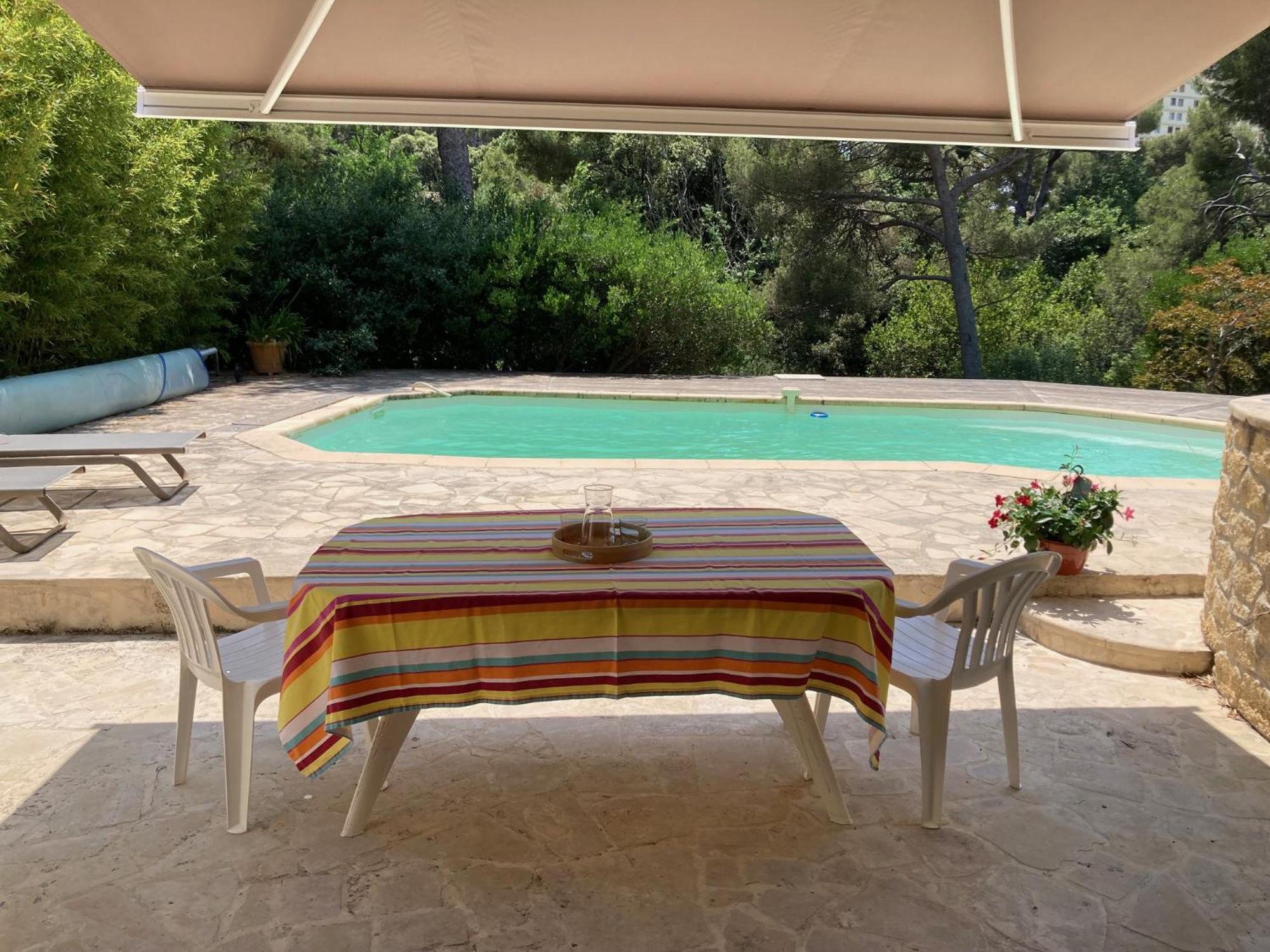 Superbe T2 Dans Villa Entre Calanques Et Colline Marsella Exterior foto